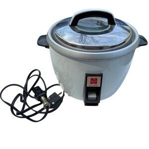 Vintage National Automatic Rice Cooker SR-10FGH 1.8L 450W With Lid & Cord Alumin